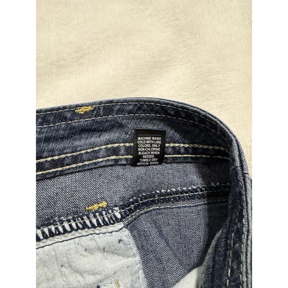 Cato Woman Plus Size Stretchy Blue Jean Denim Skirt Size 22W Long Modest - Picture 6 of 7